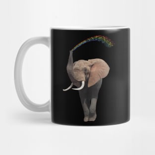 Elephant with rainbow - Elephants in Africa Mug